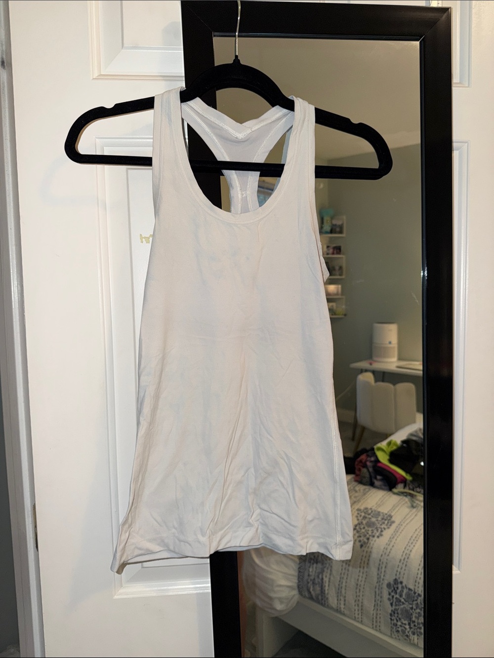 lululemon athletica White Racerback Tank - Women's Active Top